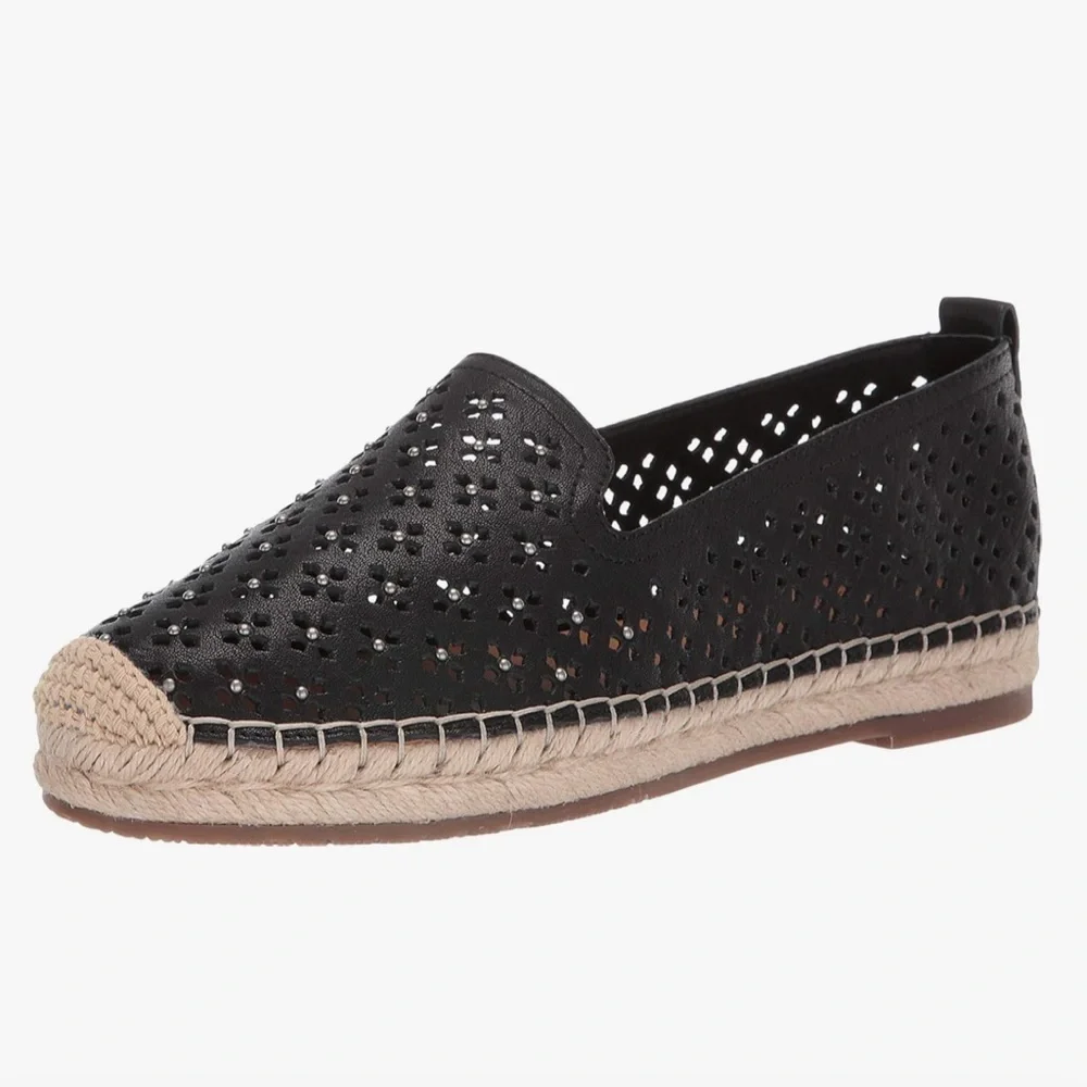 Patricia Nash Designs Elena Espadrille, Size 8, Black, New in Box